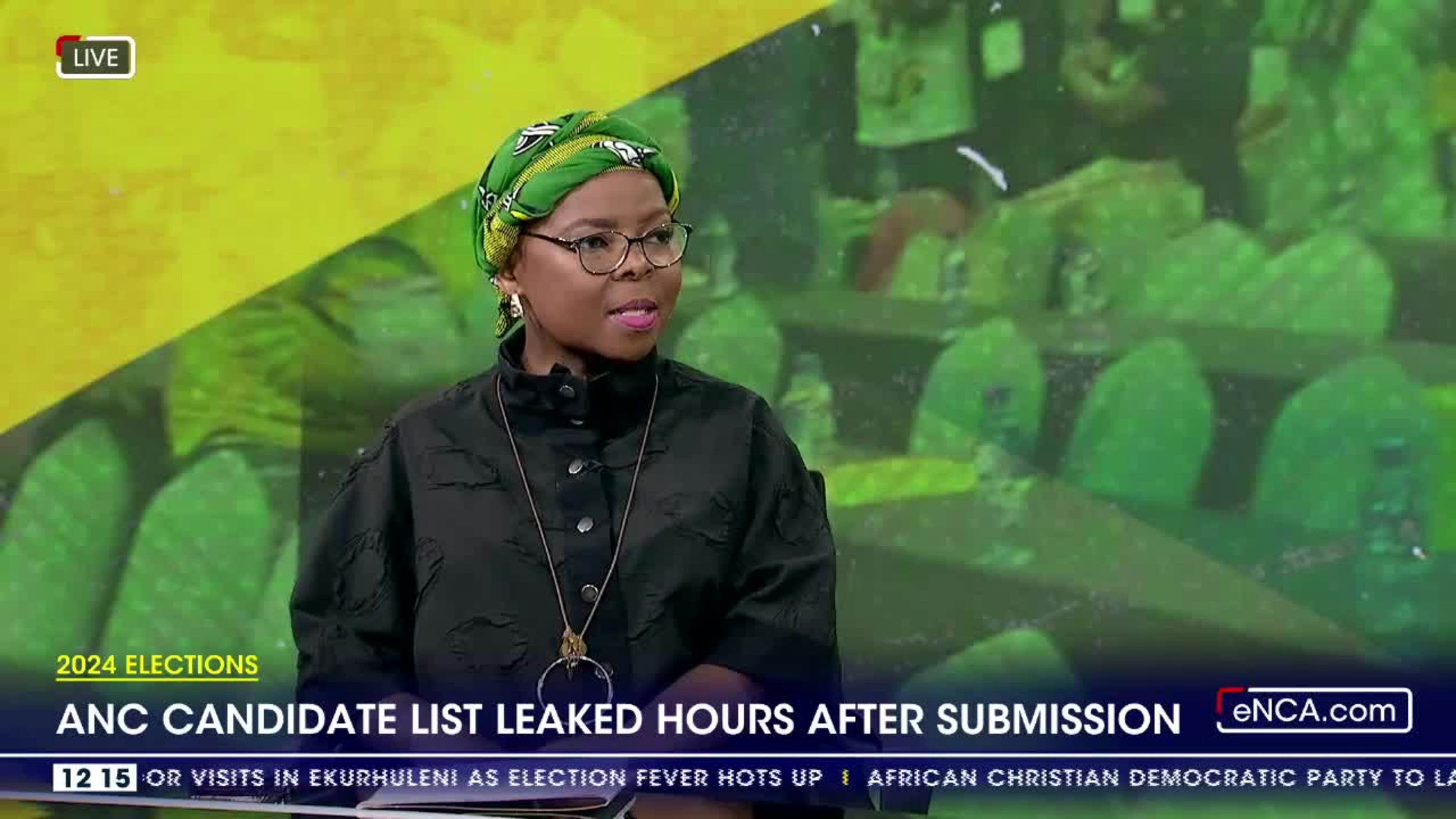 WATCH | 2024 Elections | ANC outraged at list leak - eNCA