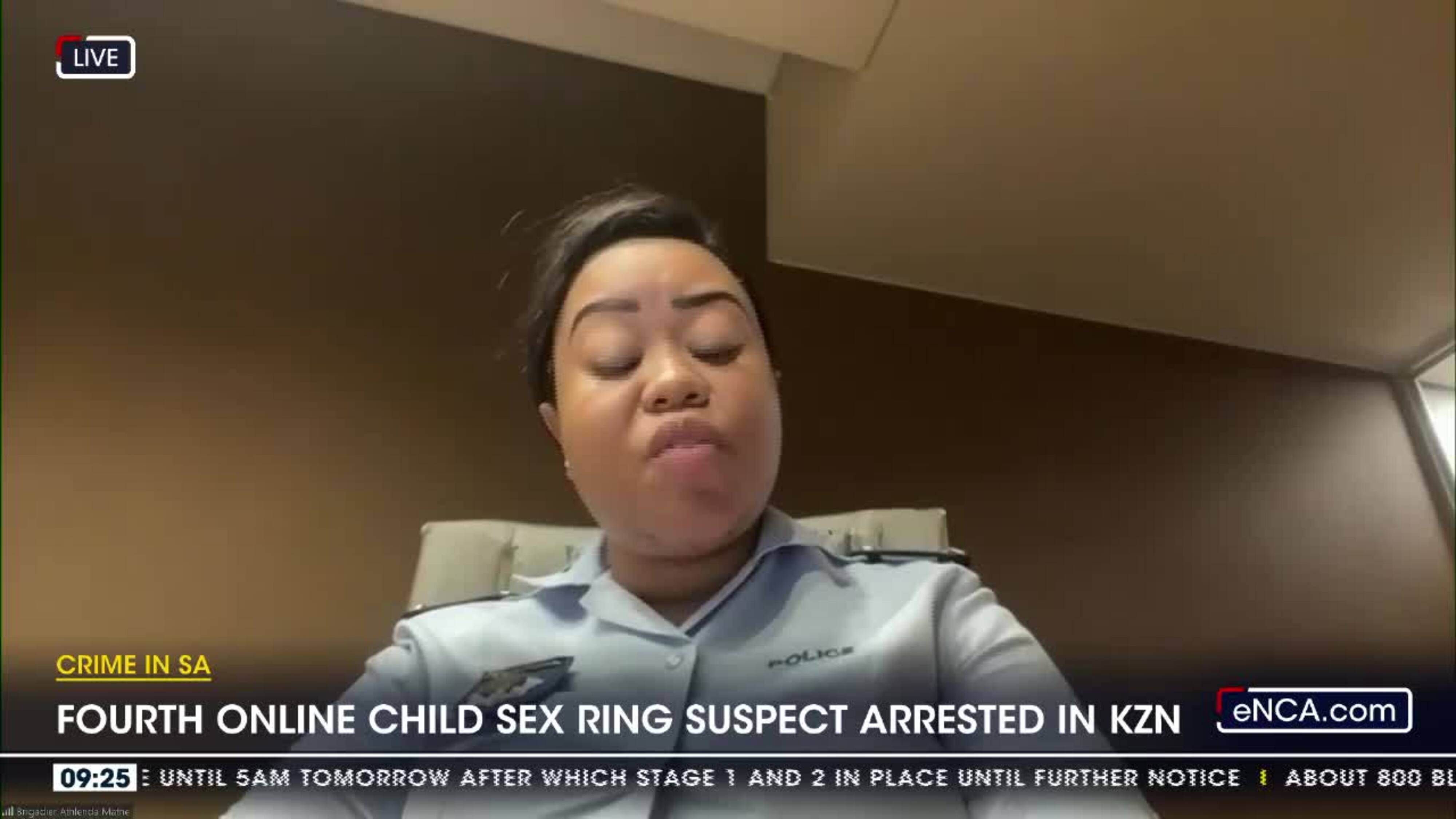 WATCH | Fourth online child sex ring suspect arrested in KZN - eNCA