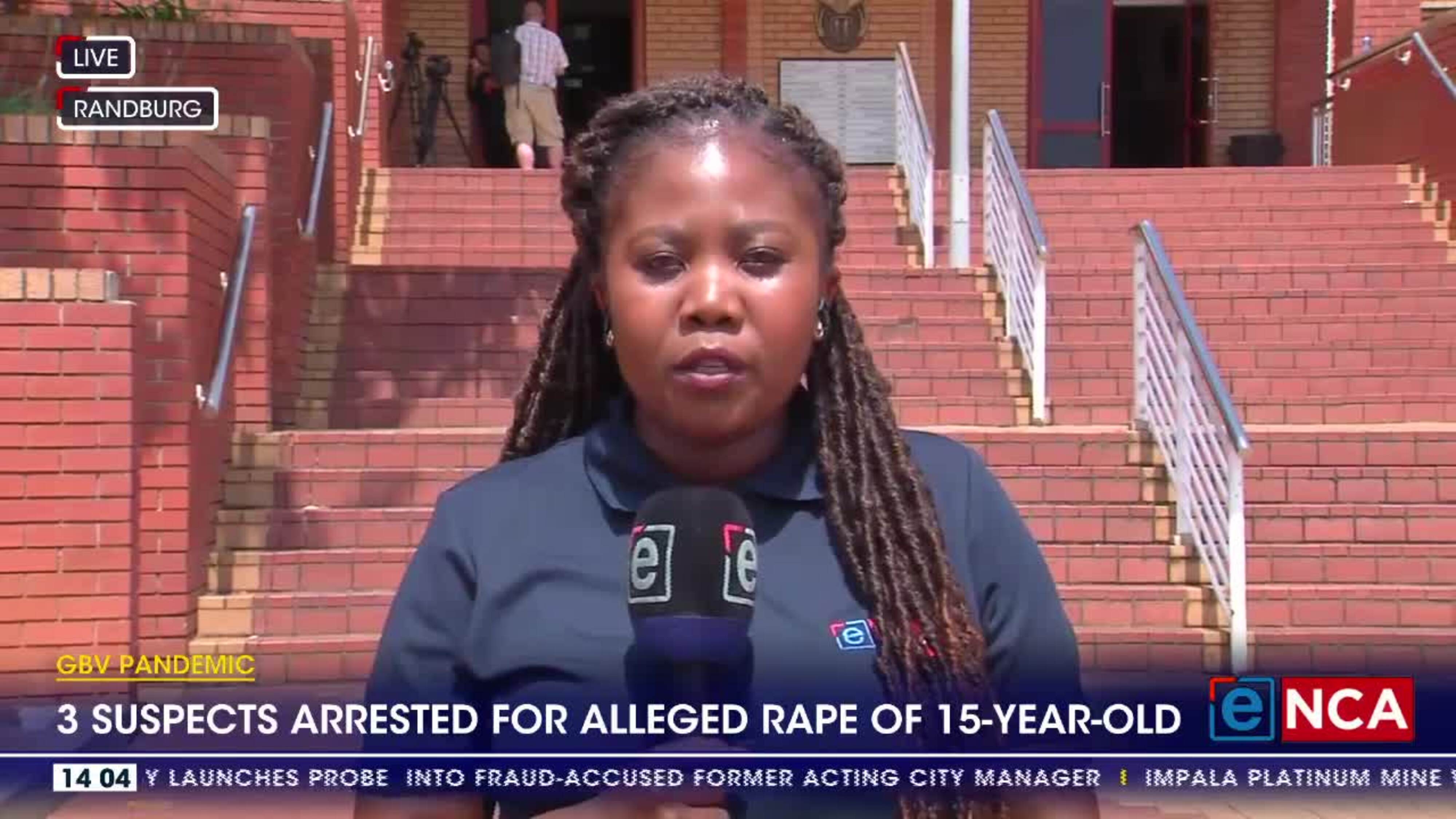 Three suspects arrested for alleged rape of 15 year old girl - eNCA