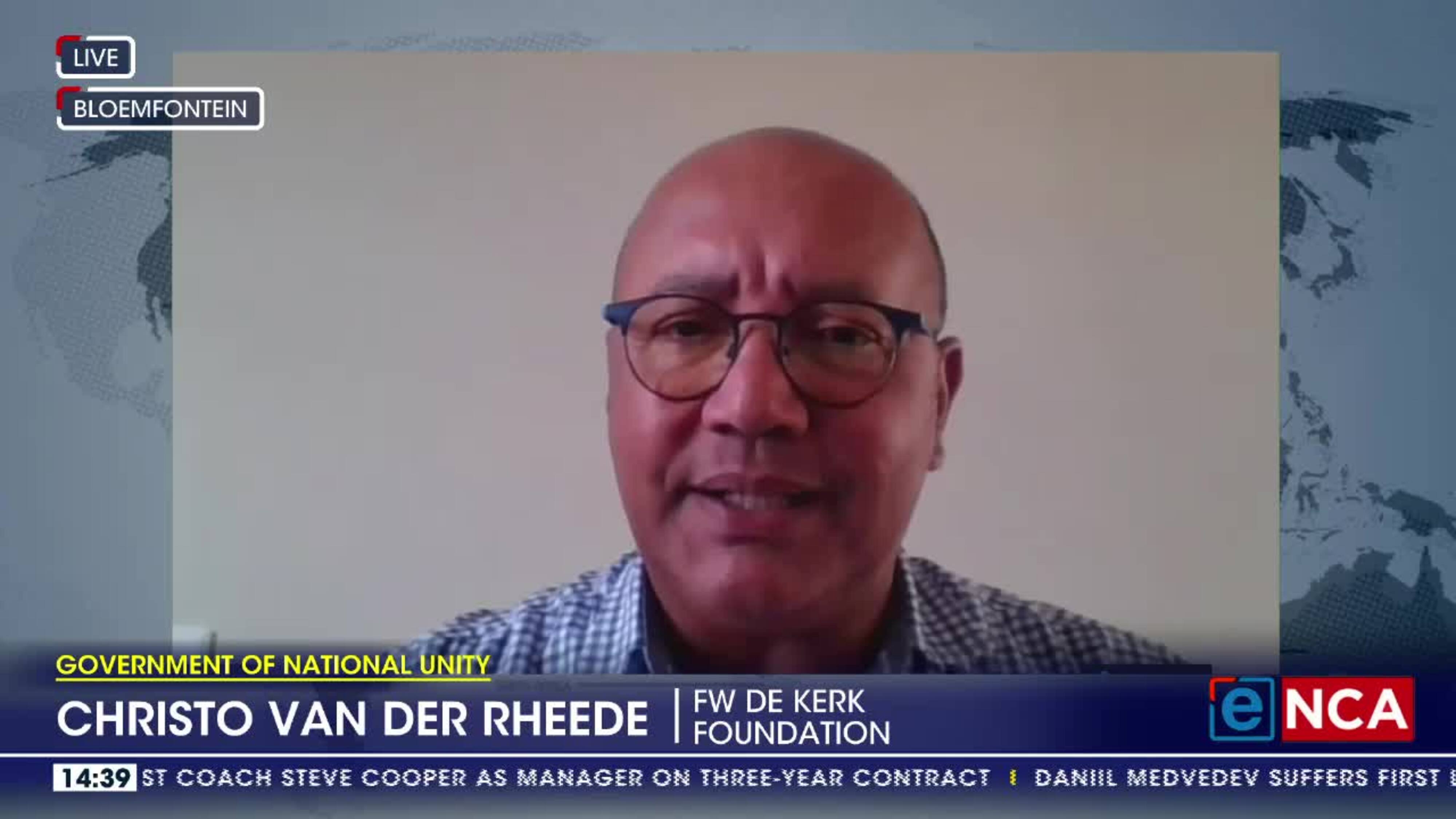 FW de Klerk Foundation wants PA included in GNU - eNCA