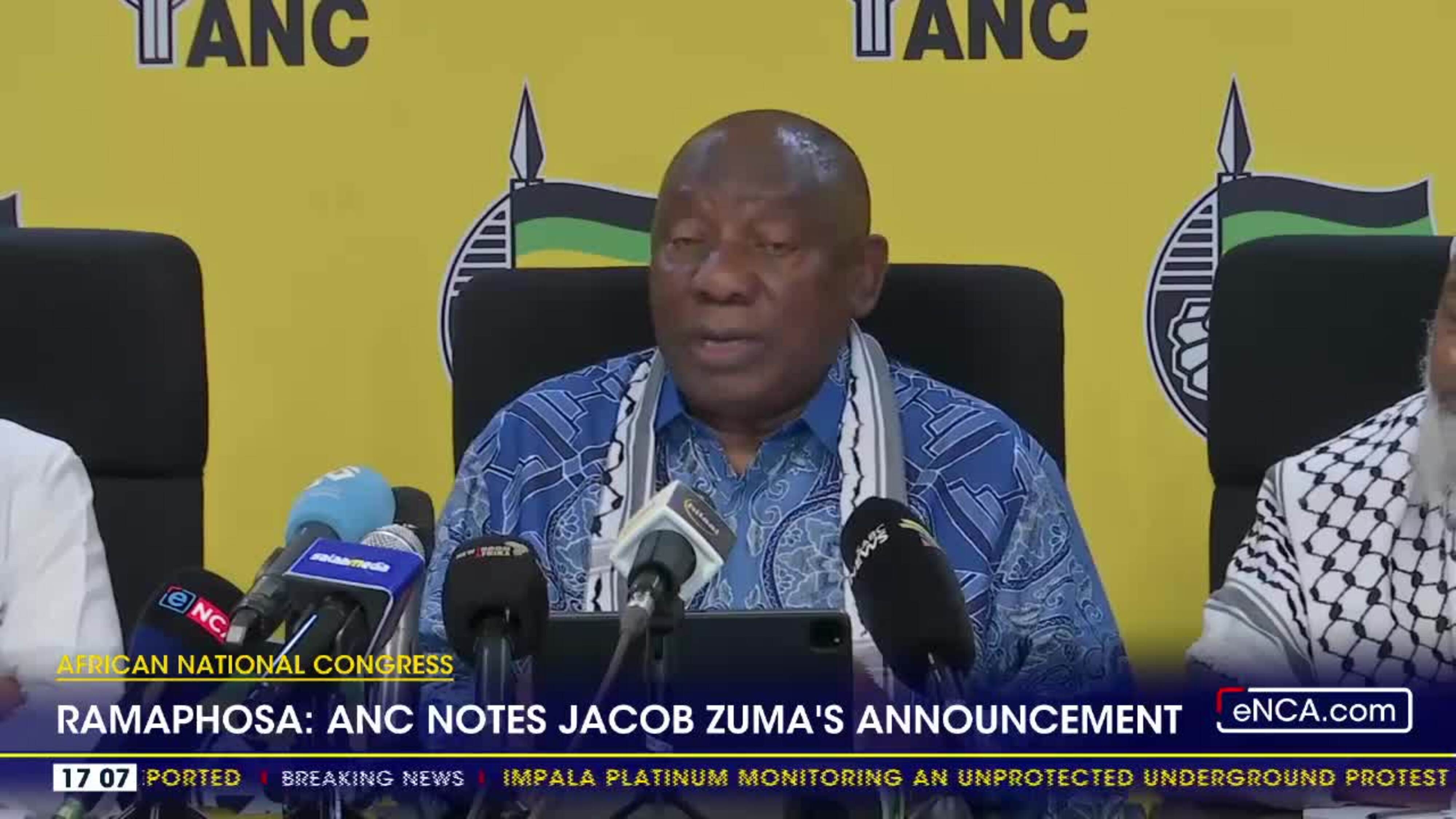 Jacob Zuma will not vote for the ANC next year