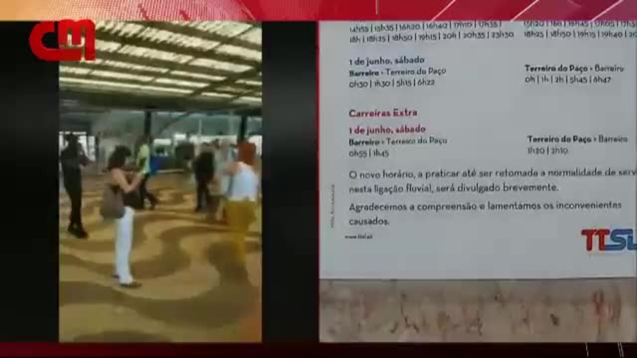 Desacatos Na Zona De Embarque No Terminal Do Barreiro Portugal Correio Da Manha
