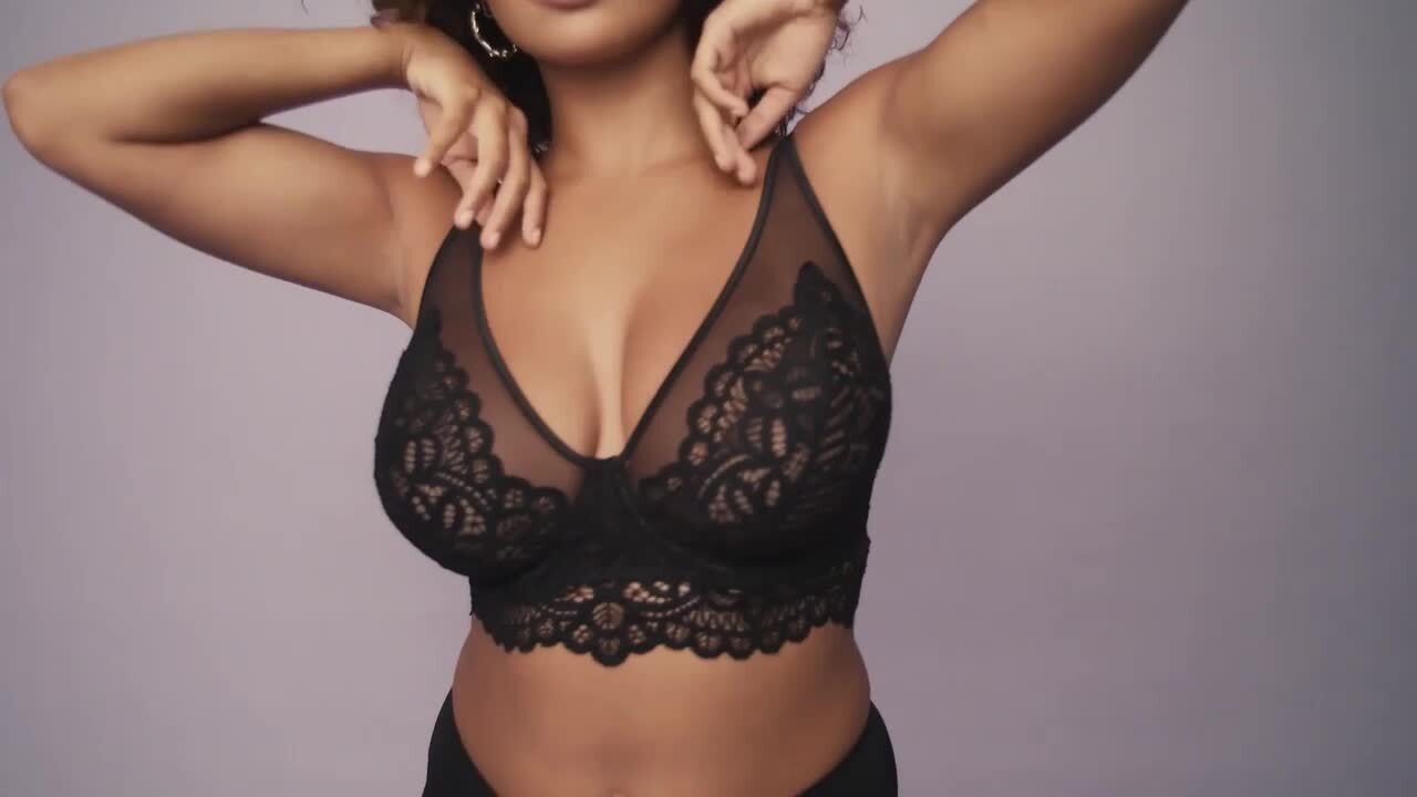 Muse Full Cup Lace Bra- Cocoa