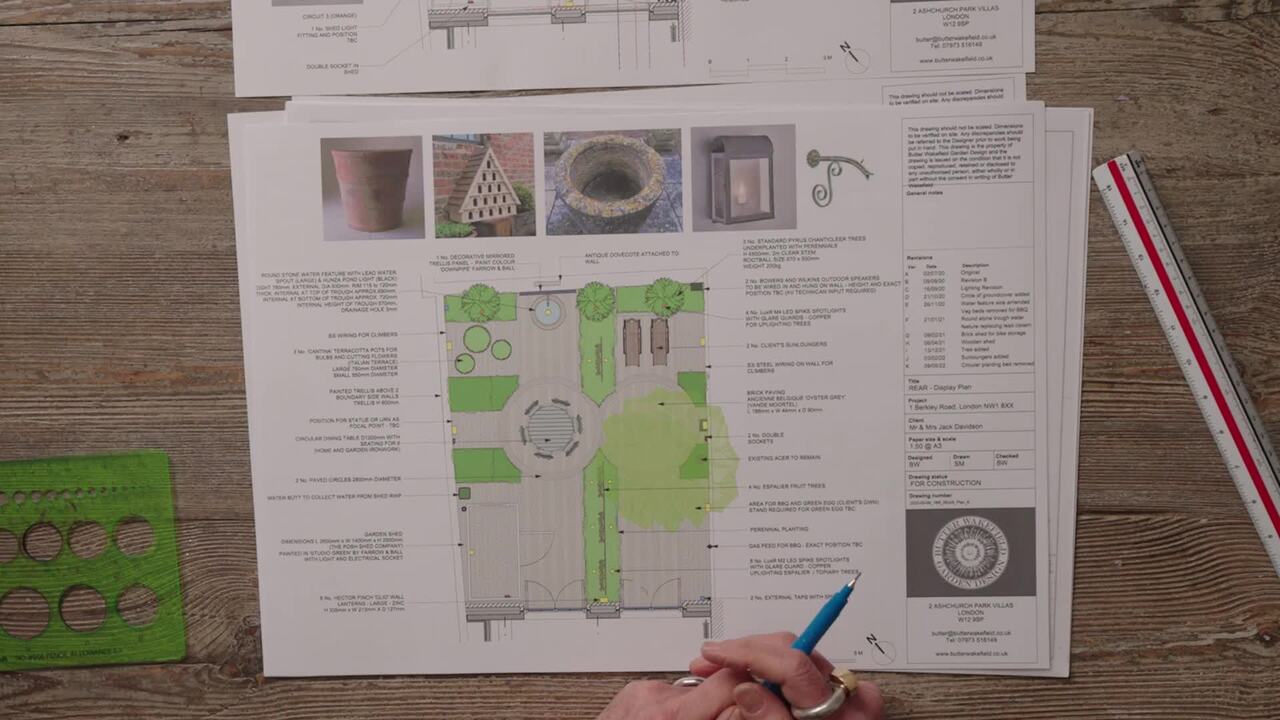 Planning a courtyard garden - part 2