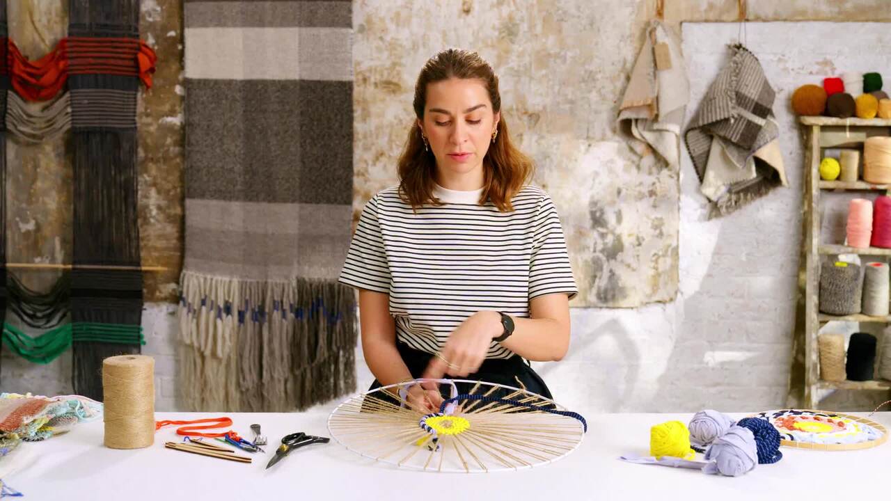 Use two yarns as your weft