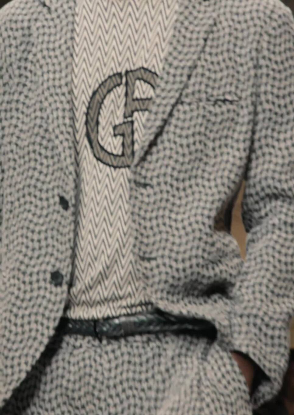 Giorgio Armani - Armani Sustainability Values Viscose-Jersey T-Shirt with All-Over Monogram Logo, 100% Viscose, Dark Blue, Size: 52