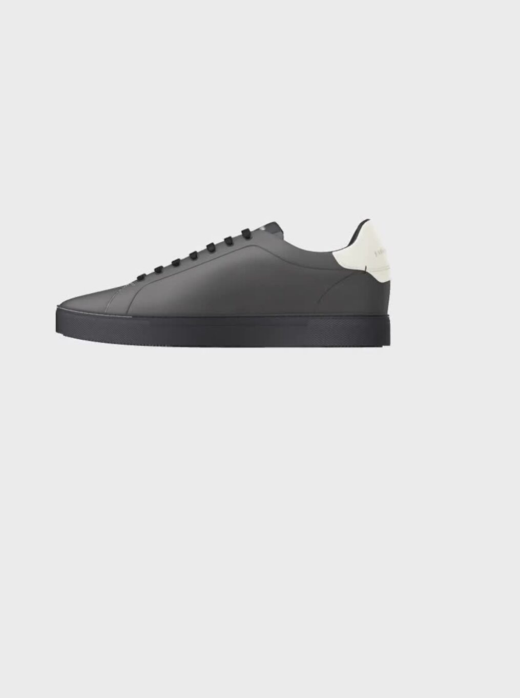 Sneaker aus weichem Leder mit Adler-Print | EMPORIO ARMANI Herren 