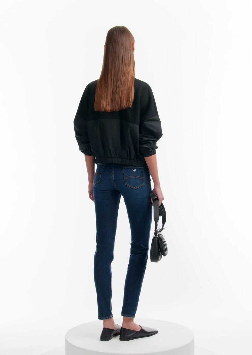 J20 High-waisted, super skinny-leg stretch denim jeans