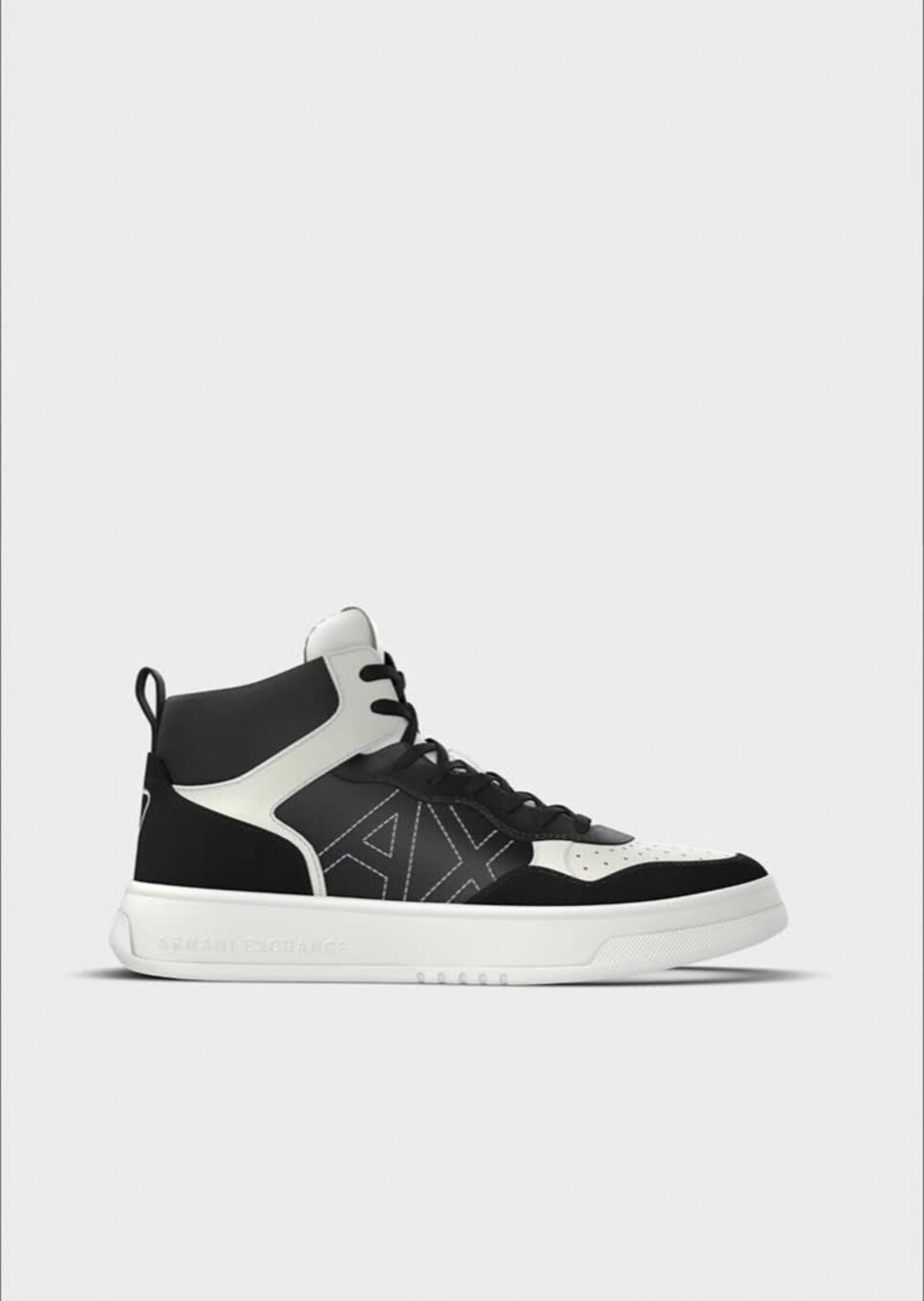 Men's Black Canvas High Top Designer Sneaker - Nothing New®