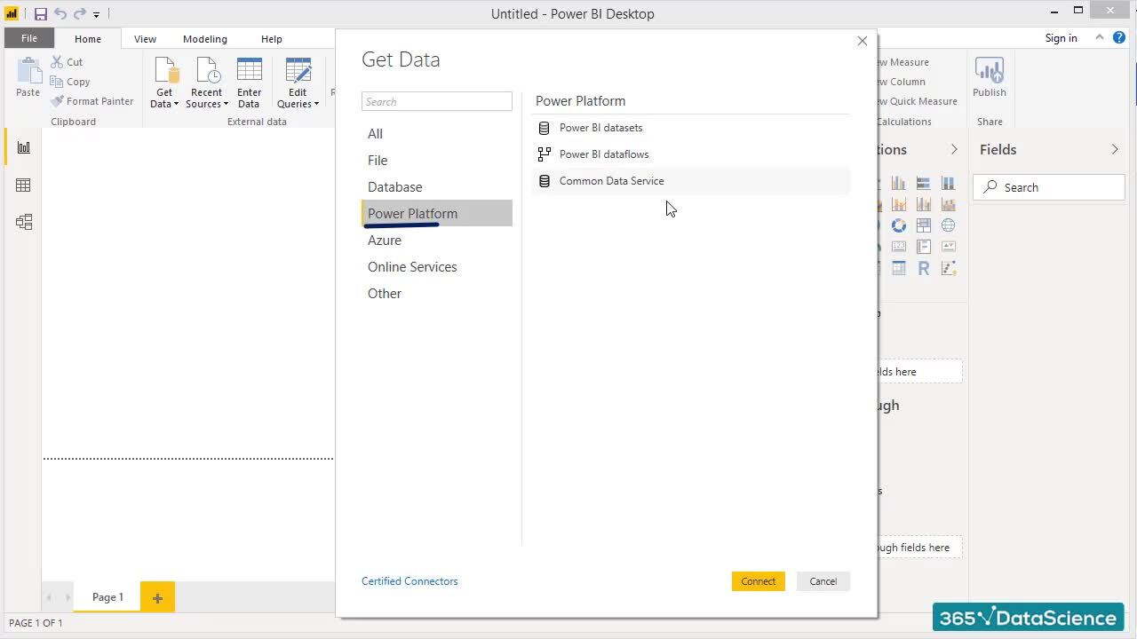 Power BI data sources