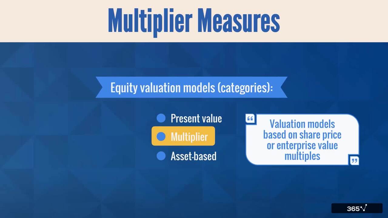 Equity Valuation Models (Categories)