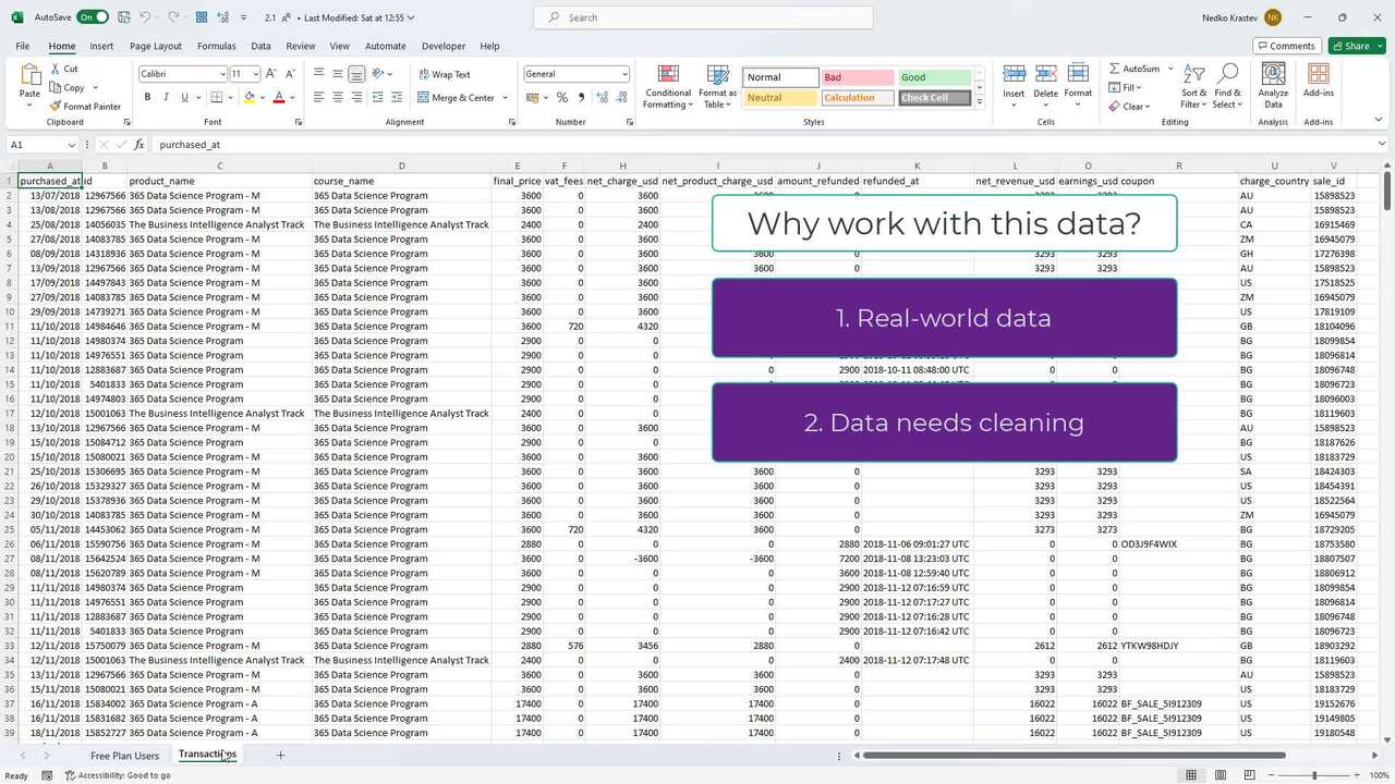 Exploratory data analysis - intro