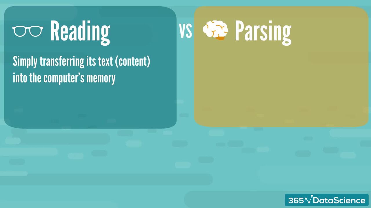 The Difference between File and File Object; Read vs. Parse