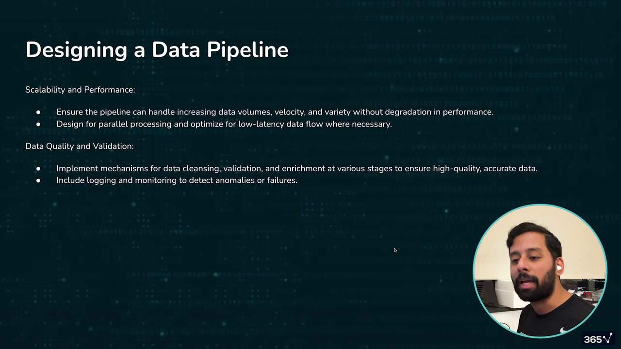 Designing a data pipeline