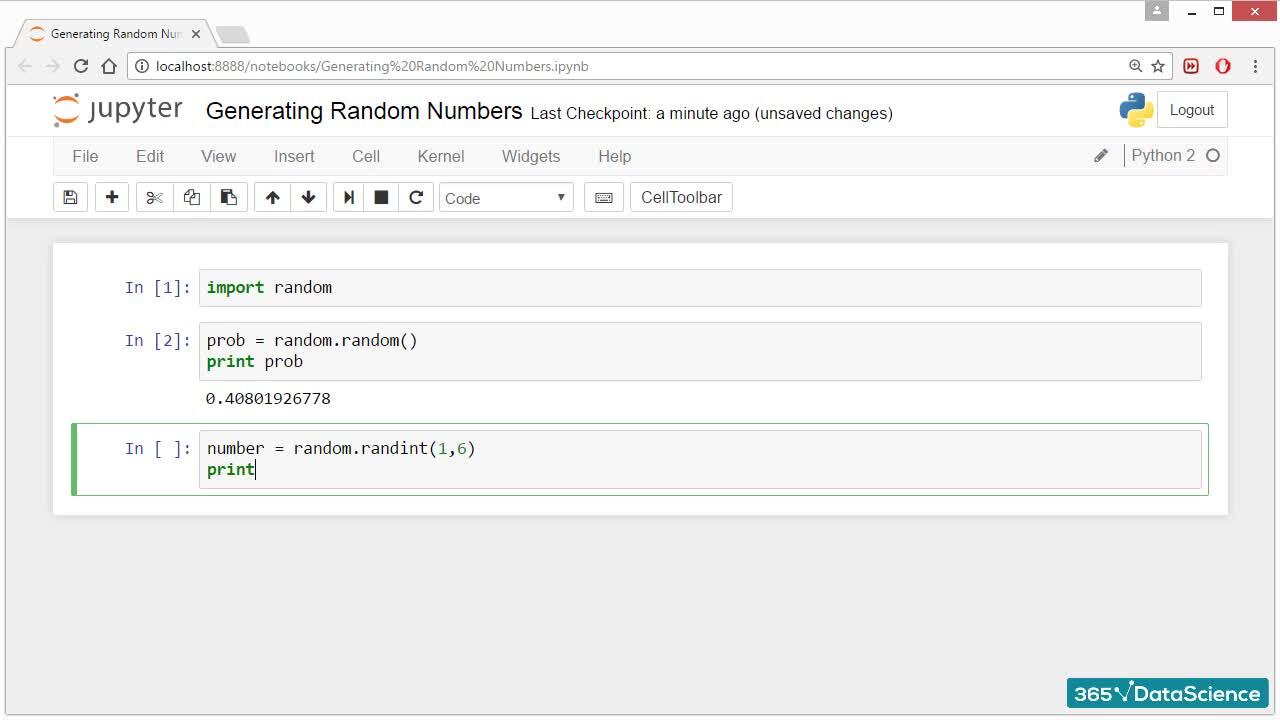 Generating Random Numbers