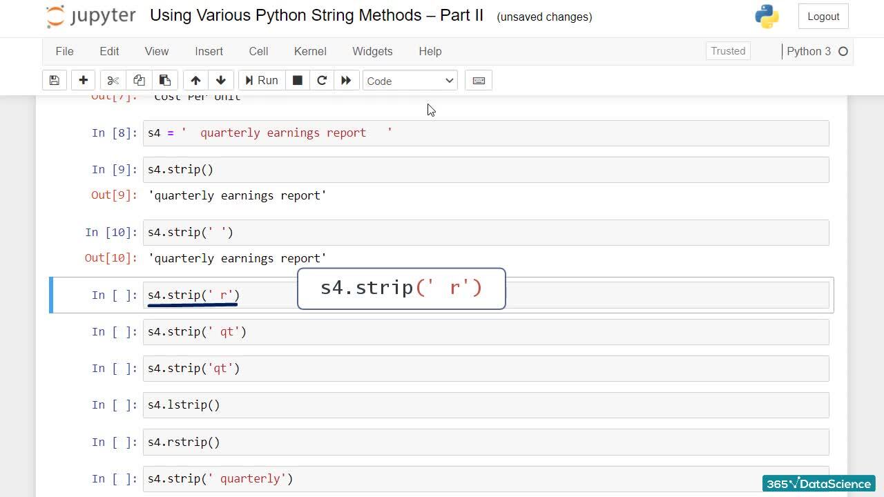 Exploring Python String Methods - Part II