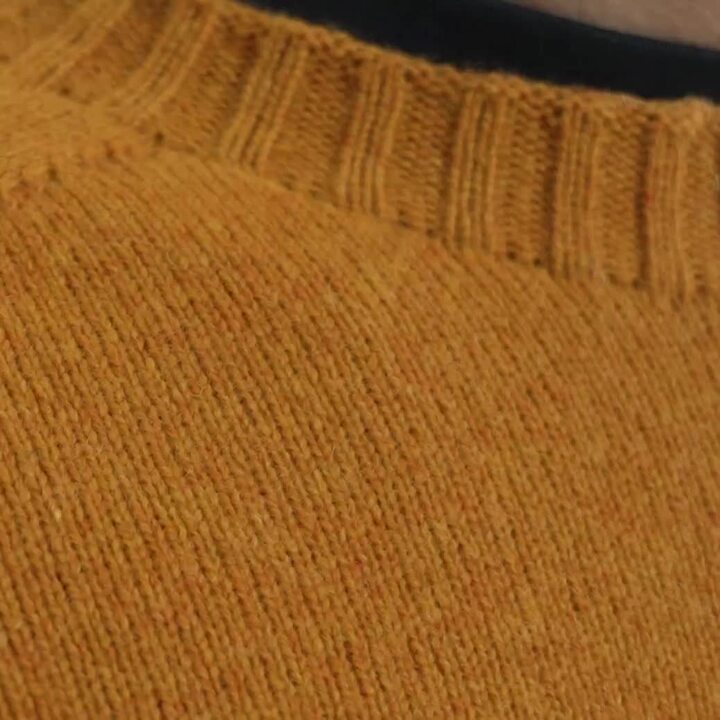 Pull sans couture en laine