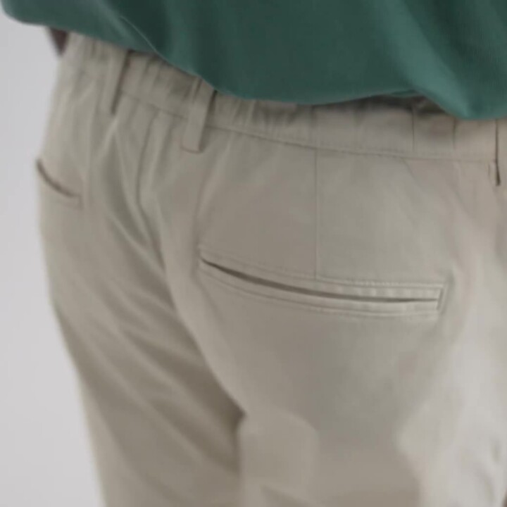 Pantalon poches plaquées