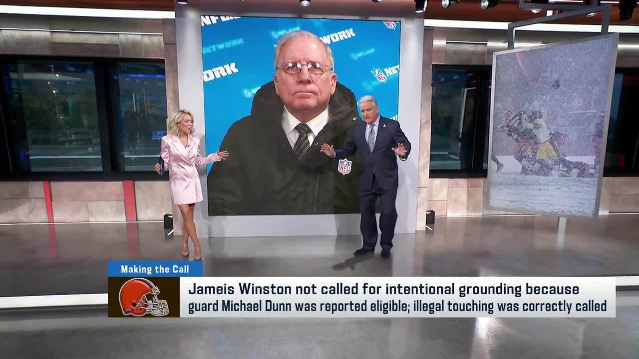 Walt Anderson on intentional grounding call on Jameis Winston 'NFL GameDay Morni