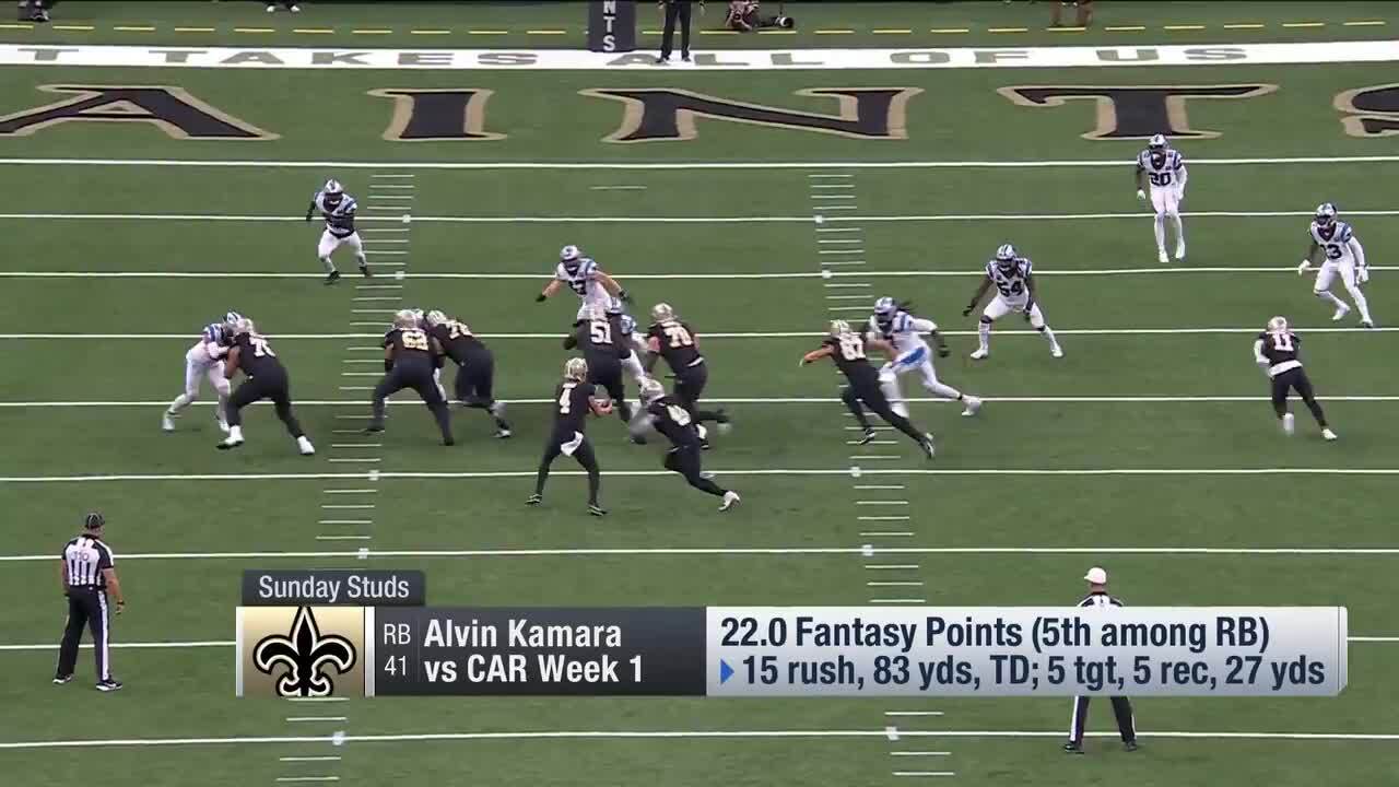 Rank: Week 1 showed me Kamara 'could end up being a fantasy MVP' in 2024 'NFL Fa