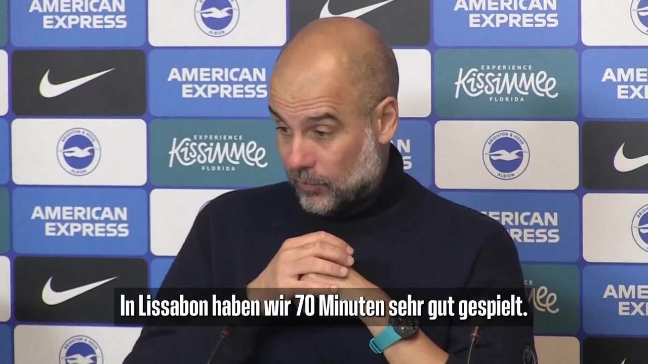 Historisch: So reagiert Guardiola auf die vierte Niederlage in Folge