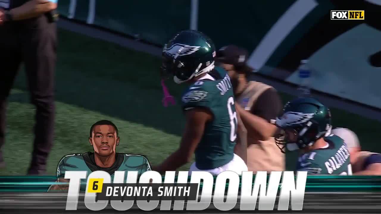 Can't-Miss Play: 45-yard TD! DeVonta Smith's drag-route score burns Browns in fo