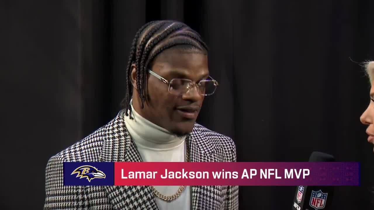 Lamar Jackson speaks following his MVP win 'NFL Total Access'