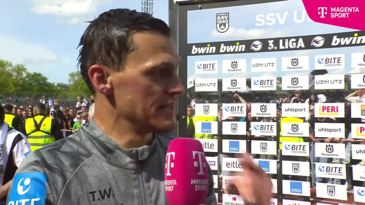 Bierdusche im Interview für Ulm-Trainer Thomas Wörle | Magenta Sport