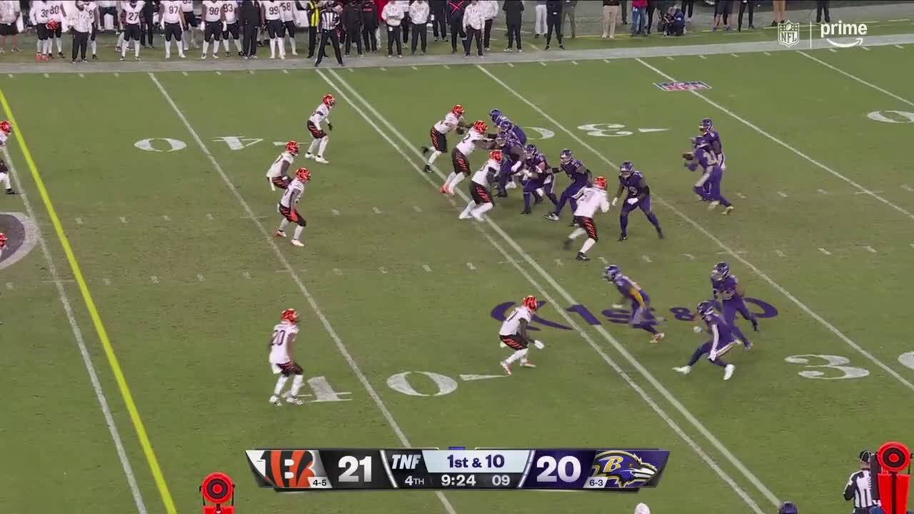 Lamar Jackson's best plays from 323-yard, 4-TD game vs. Bengals Week 10