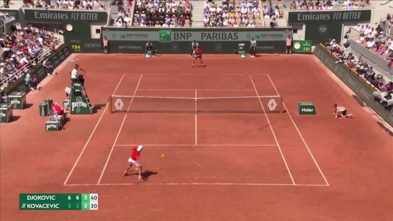 Highlights: Djokovic stürmt in die zweite Runde | French Open