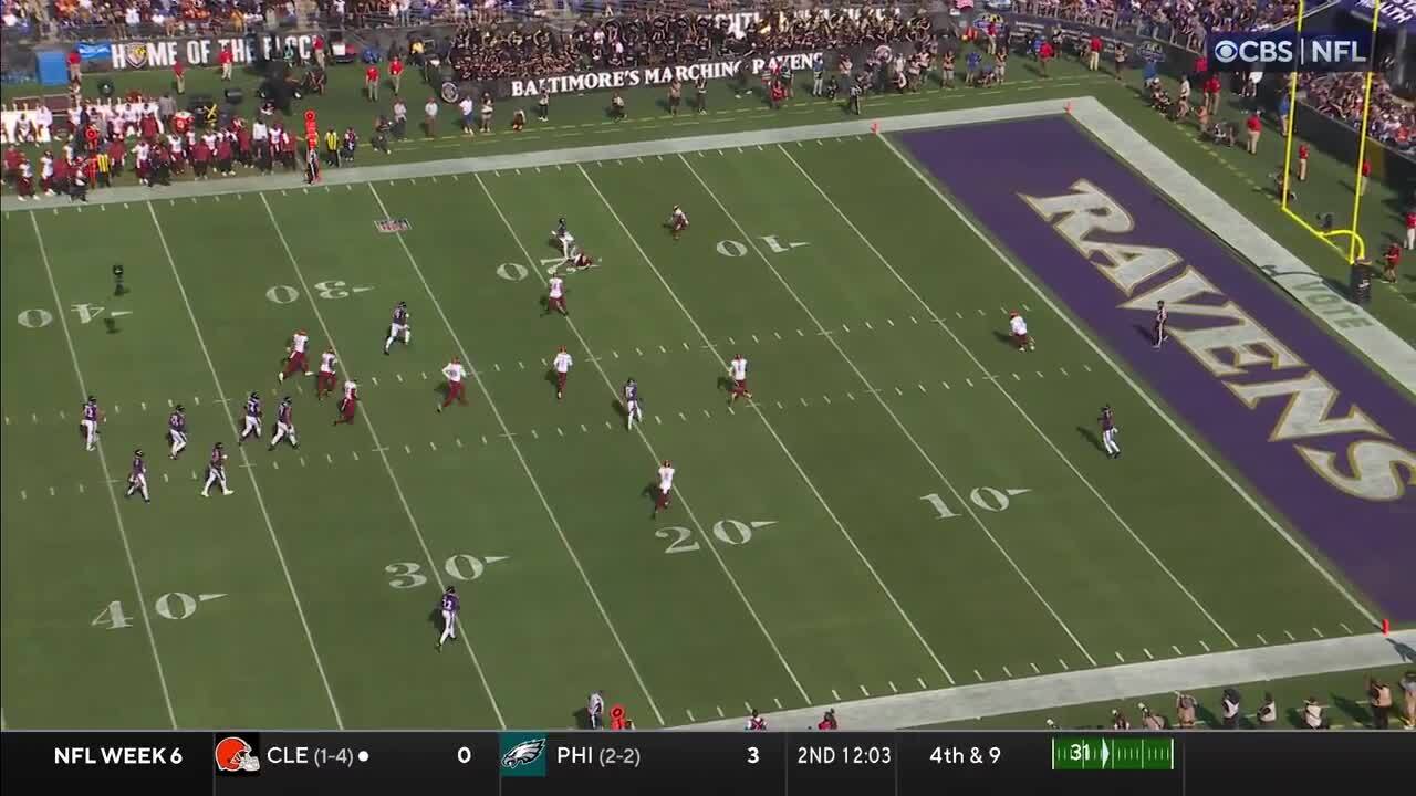 Every Zay Flowers catch from 132-yard game vs. Commanders Week 6