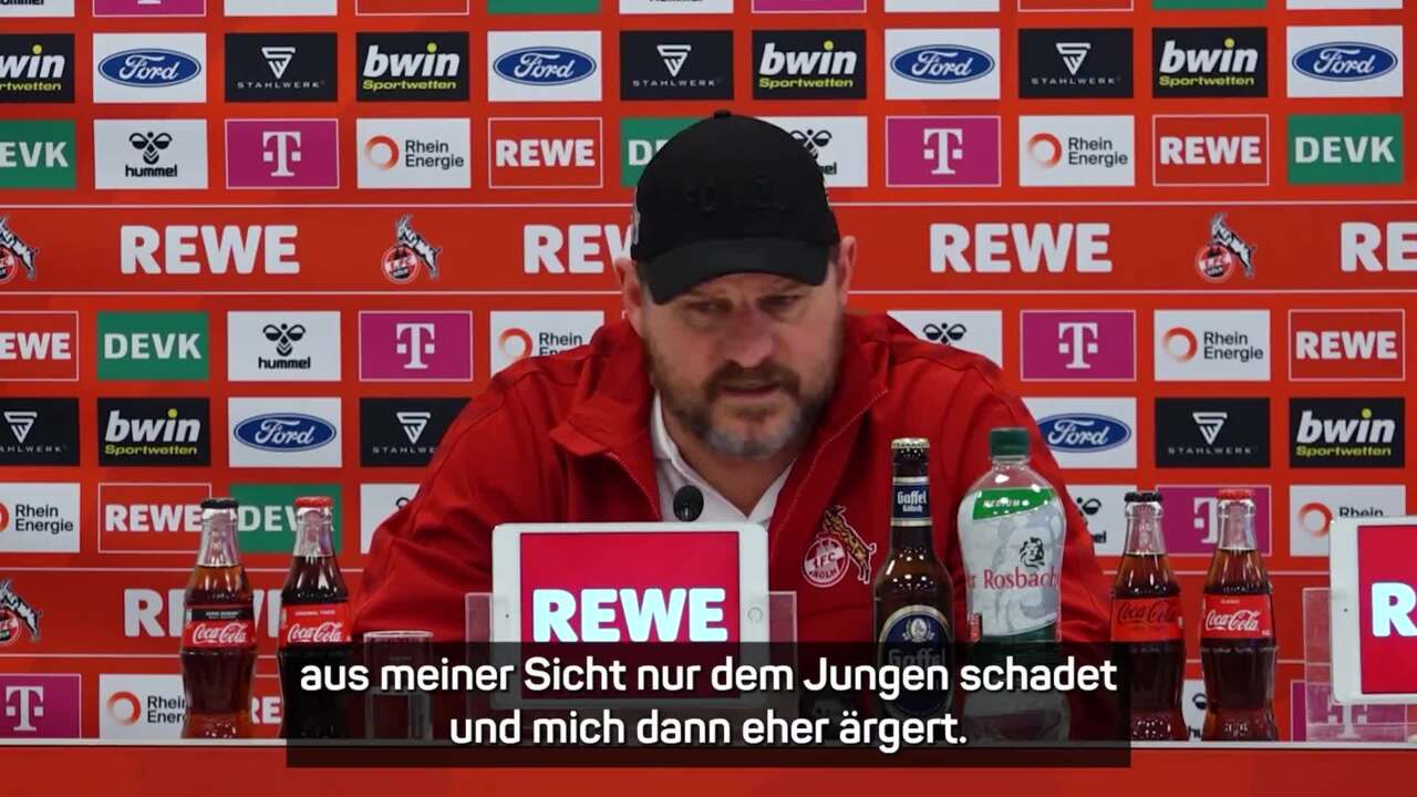 Baumgart platzt der Kragen: "Dummes Gequatsche!" | Bundesliga