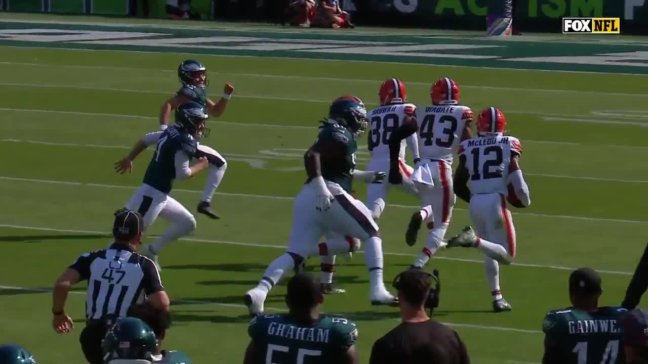 Can't-Miss Play: 50-yard TD! Browns' blocked FG in Philly generates scoop-and-sc