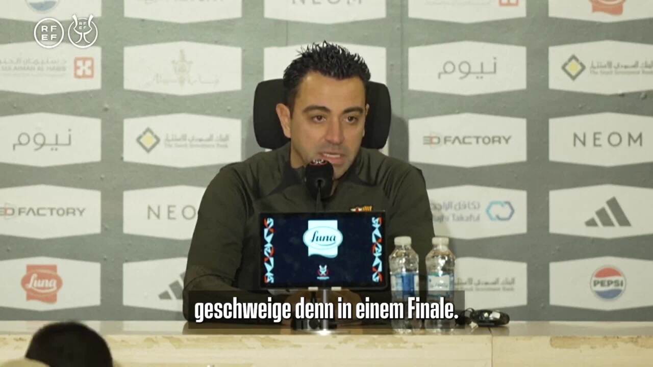 Xavi gibt vor Supercopa-Finale zu: "Wir kommen in etwas schlechterer Verfassung.