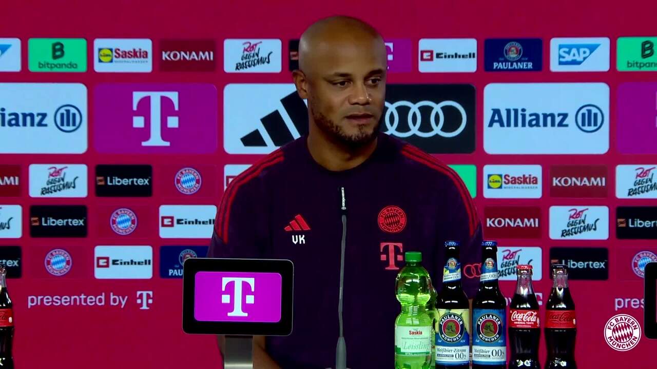 Kompany lacht über Frage zu Alonso - und wird dann doch ernst | FC Bayern