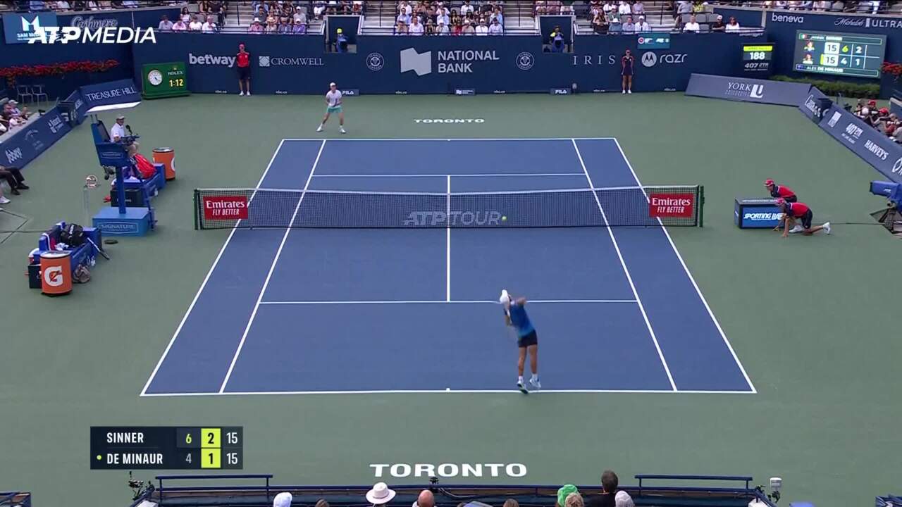 Jannick Sinner gewinnt in Toronto das erste Masters seiner Karriere | ATP