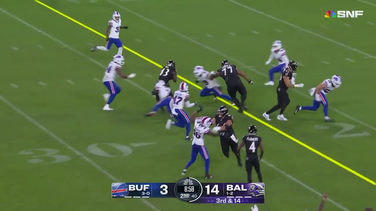 Lamar Jackson's best plays from 3-TD game vs. Bills Week 4