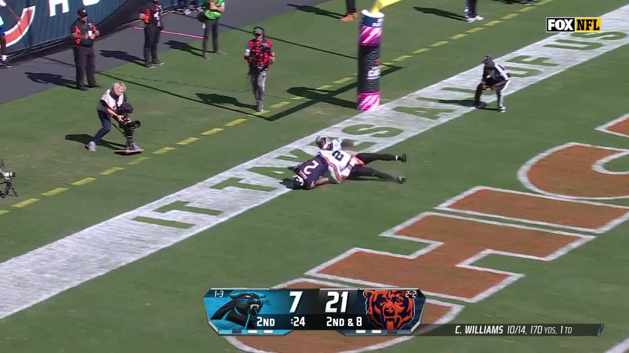 Every DJ Moore catch from 2-TD game vs. Panthers Week 5