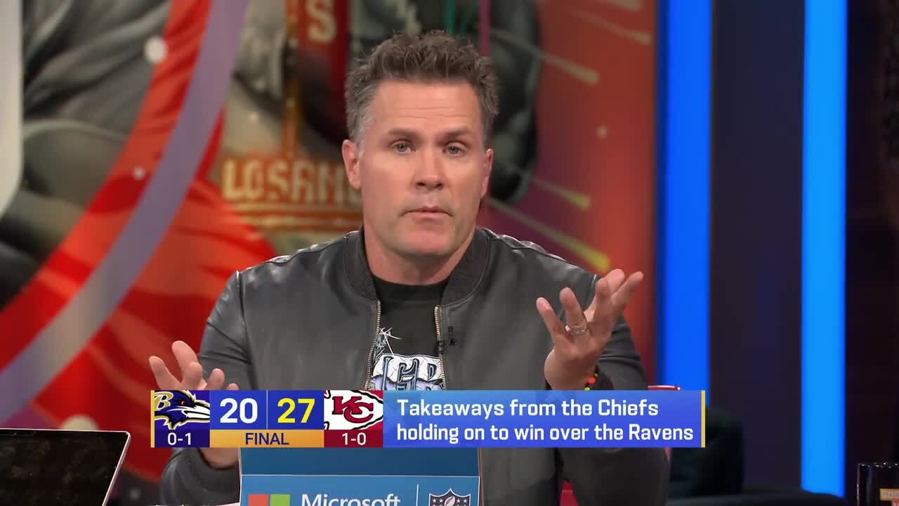 Thoughts on Ravens offense against Chiefs from Week 1? 'GMFB'