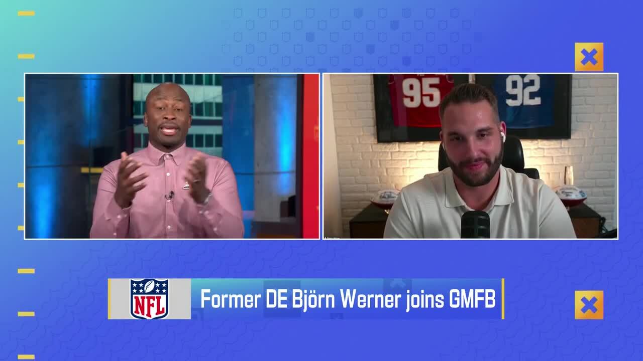 Former NFL DE Bjorn Werner joins 'GMFB' to talk Giants-Panthers Munich game