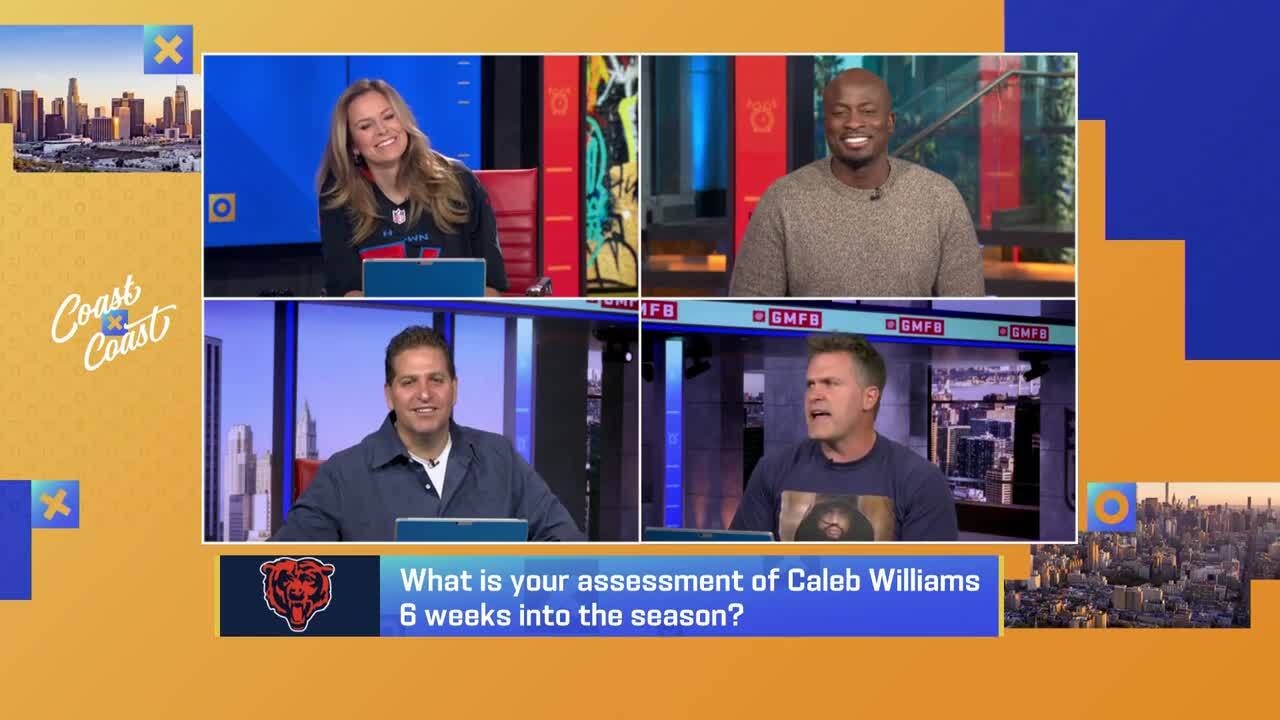 What is your assessment of Caleb Williams through six weeks? 'GMFB'