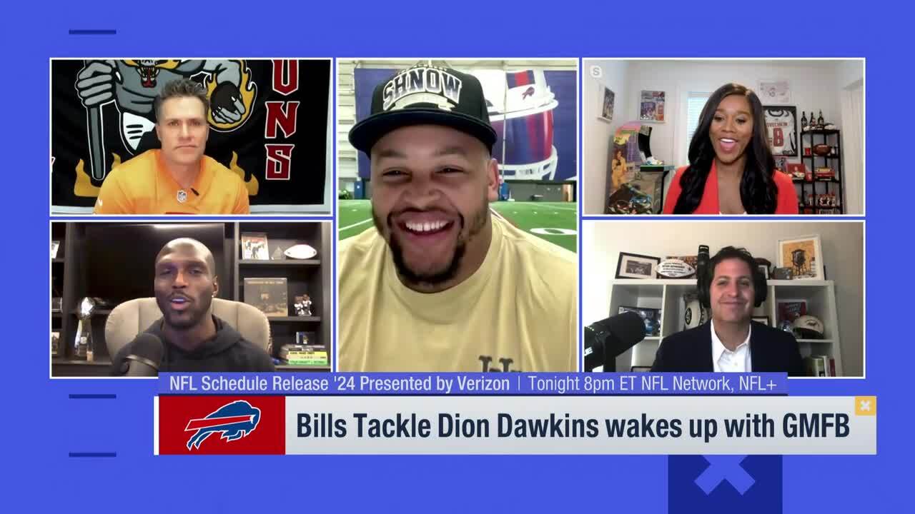 Dion Dawkins wakes up with 'GMFB' to break down Bills 2024 season outlook