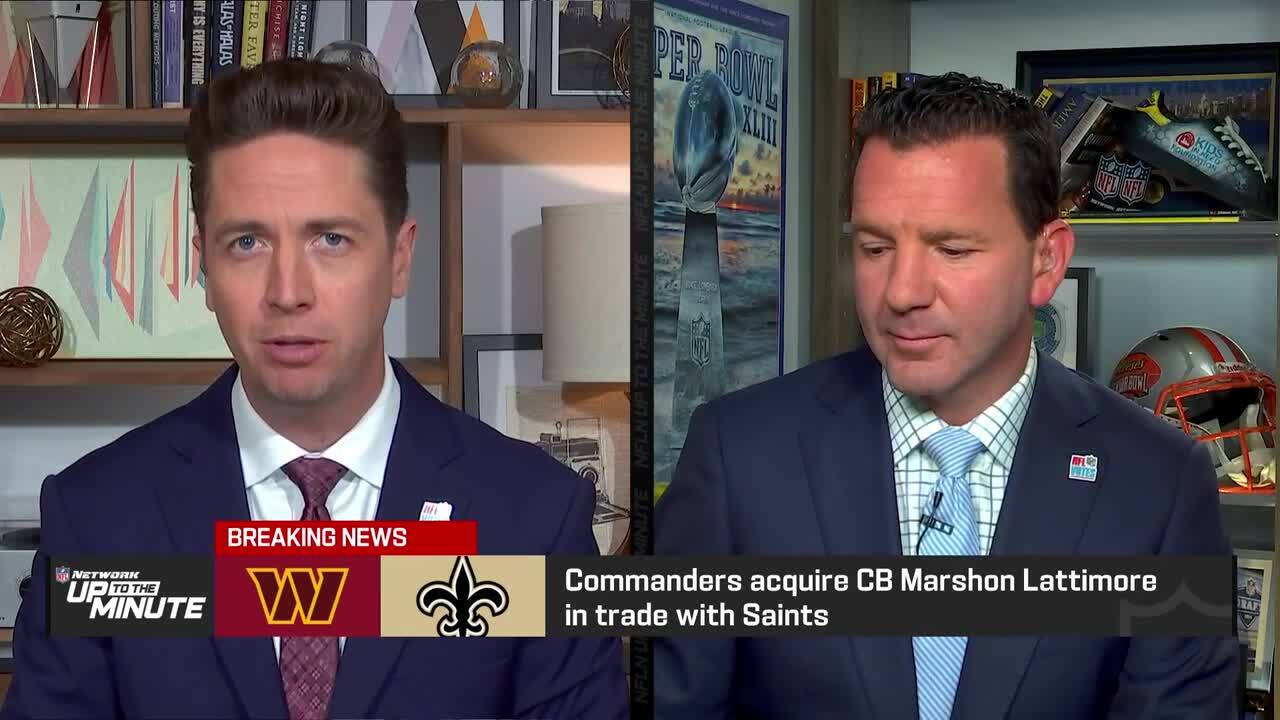 Rapoport, Pelissero detail Saints' trade of Marshon Lattimore to Commanders 'Up