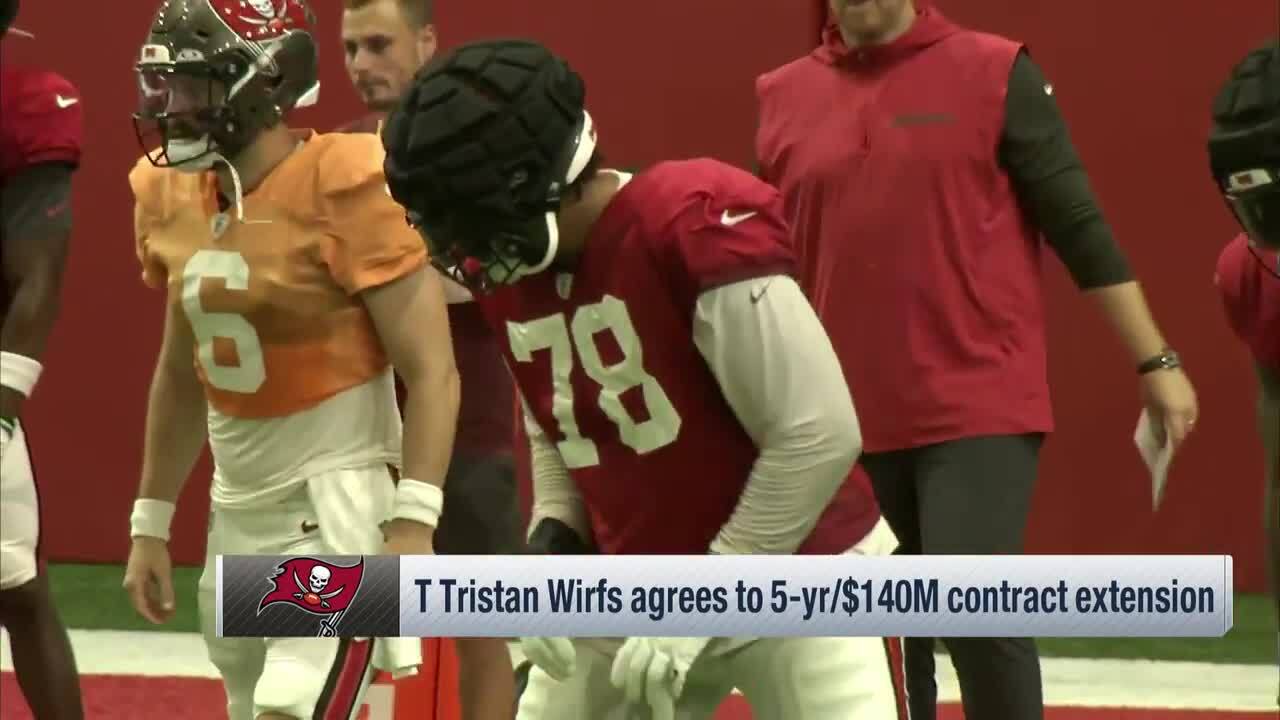 Rapoport: Bucs OT Tristan Wirfs agrees to five-year, $140M extension 'Inside Tra