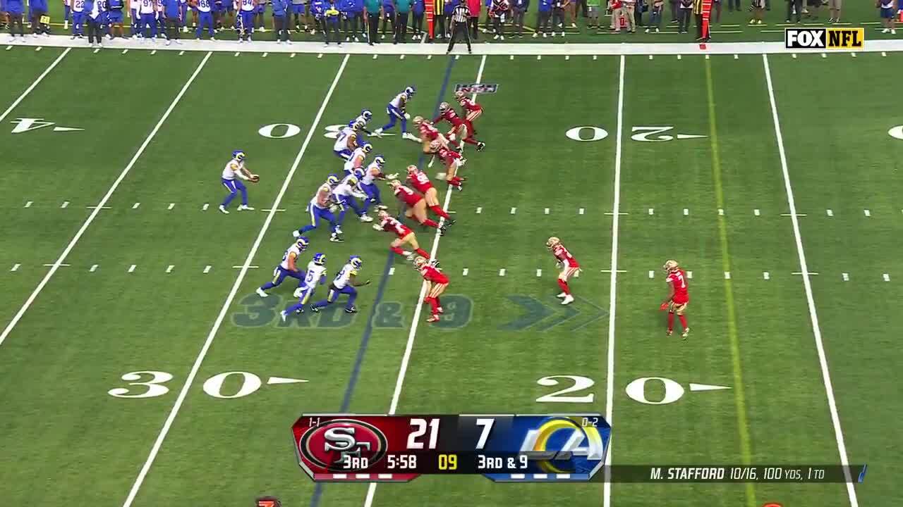 Matthew Stafford's best throws from 221-yd day vs. 49ers Week 3