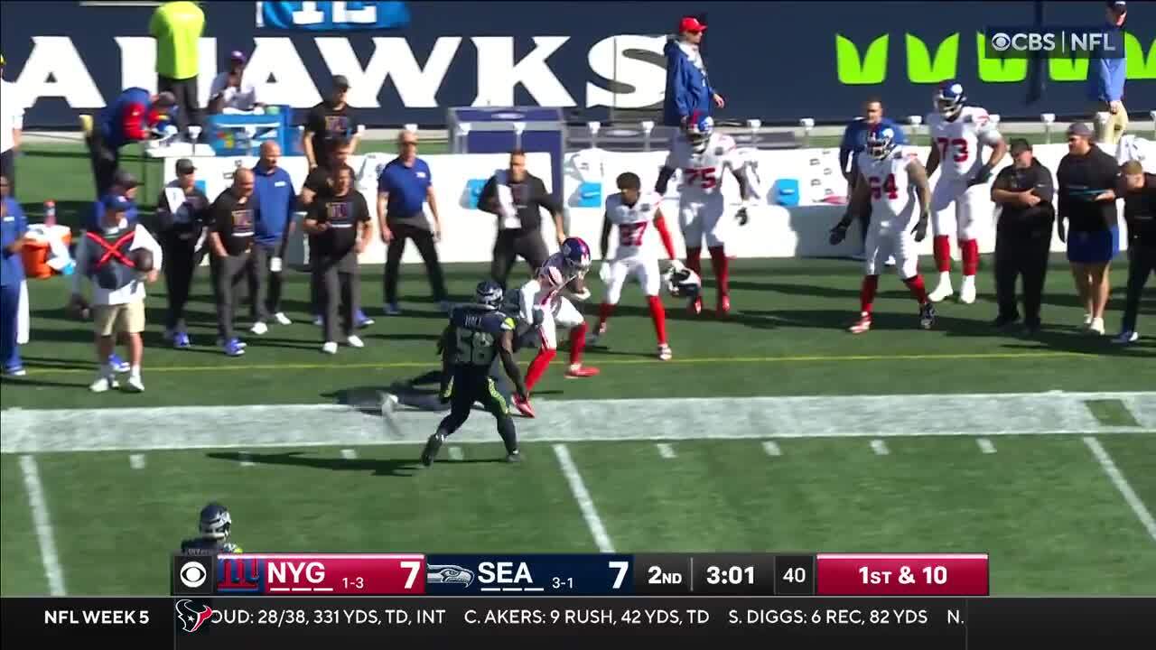 Daniel Jones' best plays from 2-TD game vs. Seahawks Week 5