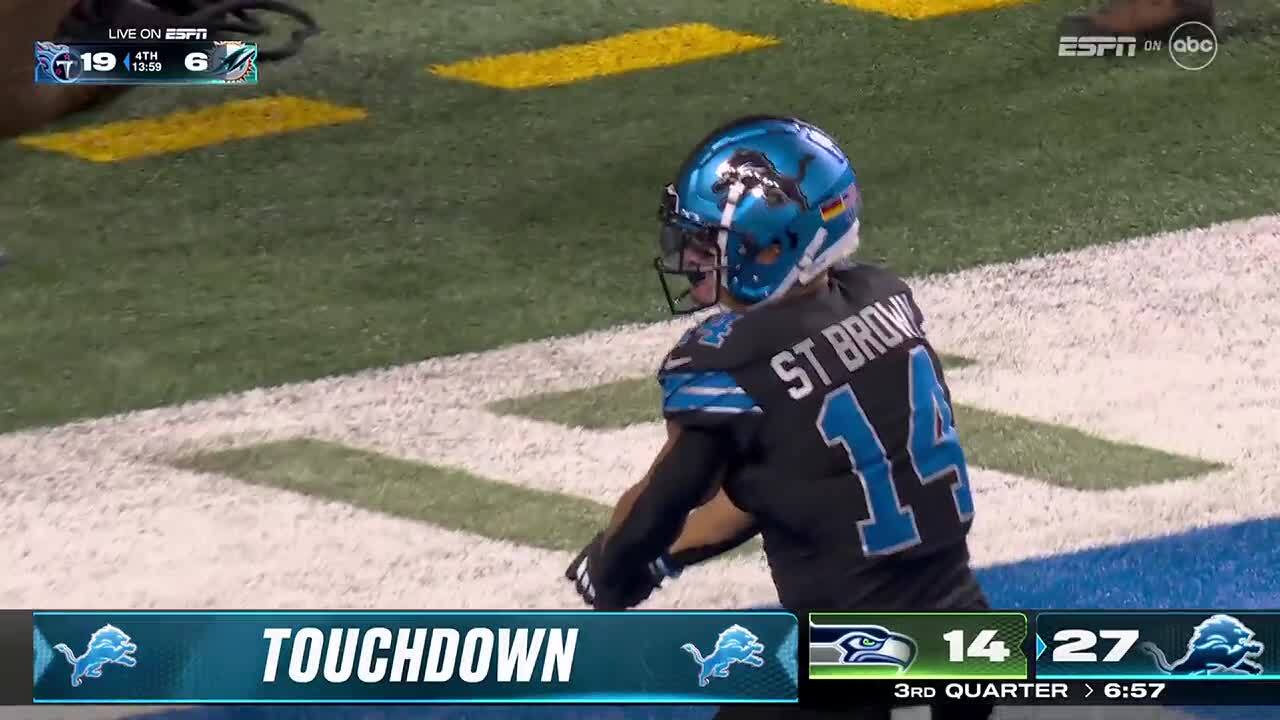 Unfassbar! St. Brown mit Trickplay-Touchdown