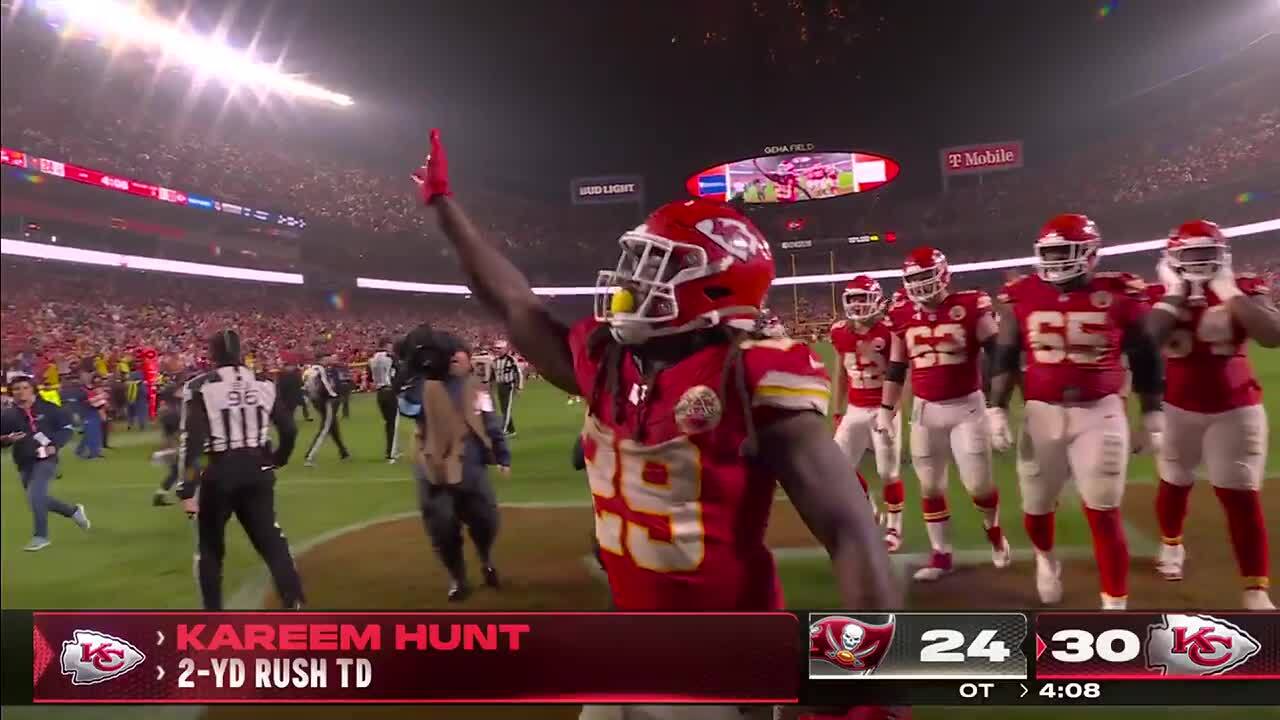 Can't-Miss Play: Walk-off TD! Hunt's score in OT gives Chiefs win over Bucs