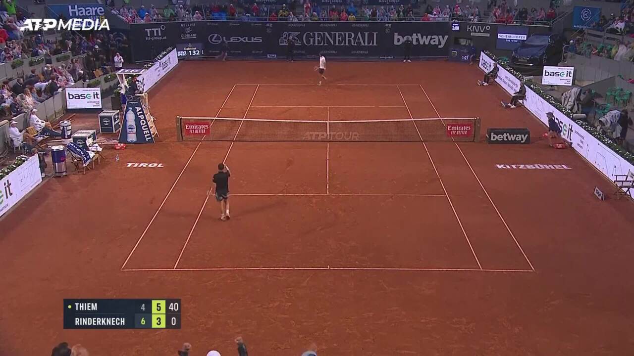 Thiem kämpft sich nach Satzrückstand zurück und zieht ins Halbfinale ein | ATP