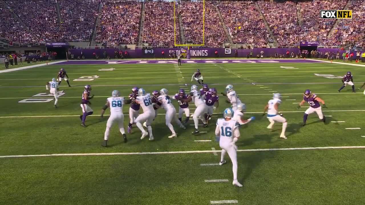 Amon-Ra St. Brown's best plays from 1-TD game vs. Vikings Week 7